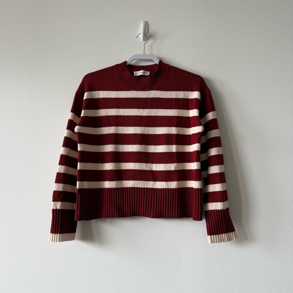 NWOT Everlane the boxy sweater in everyday cotton XS
